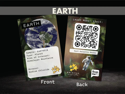 03 Planet Earth Planetary Discovery Kit | Sodium Chloride Mineral Rock Sample  | STEM learning product | Planet 3 of Planet of the Month Club